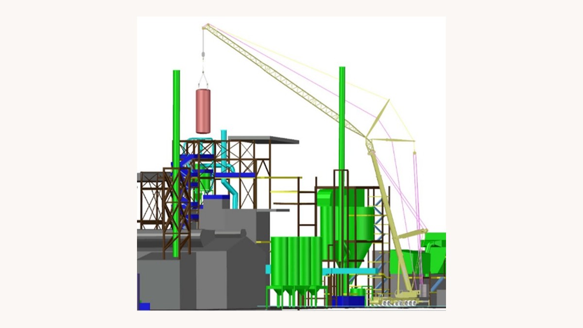 3D lift planning model